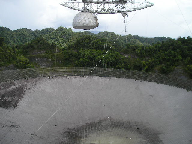 Picture 1 Of The Worlds Largest Satellite Dish At Arecibo Puerto Rico