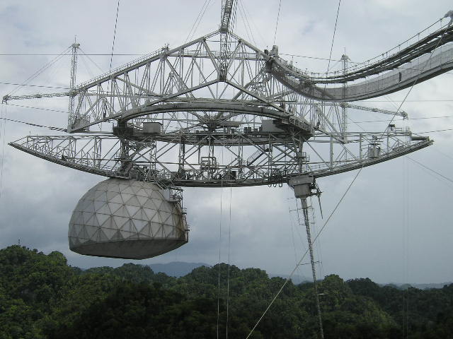 Picture 2 Of The Worlds Largest Satellite Dish At Arecibo Puerto Rico
