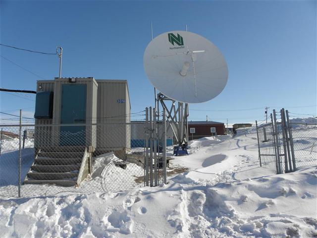 Satellite dish service by Mark Erney for Baker Lake, Nunavut, Canada Gold Mining Camp Picture 11