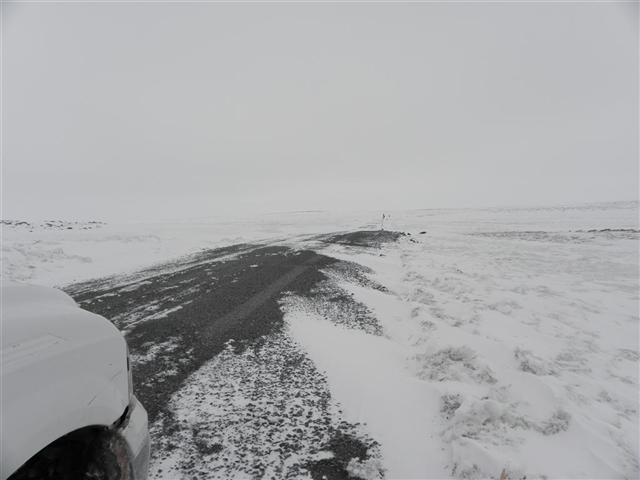 Satellite dish service by Mark Erney for Baker Lake, Nunavut, Canada Gold Mining Camp Picture 2