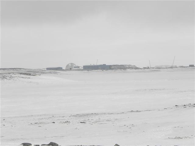 Satellite dish service by Mark Erney for Baker Lake, Nunavut, Canada Gold Mining Camp Picture 25