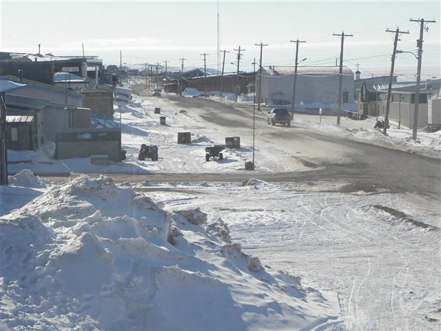 Satellite dish service by Mark Erney for Baker Lake, Nunavut, Canada Gold Mining Camp Picture 8