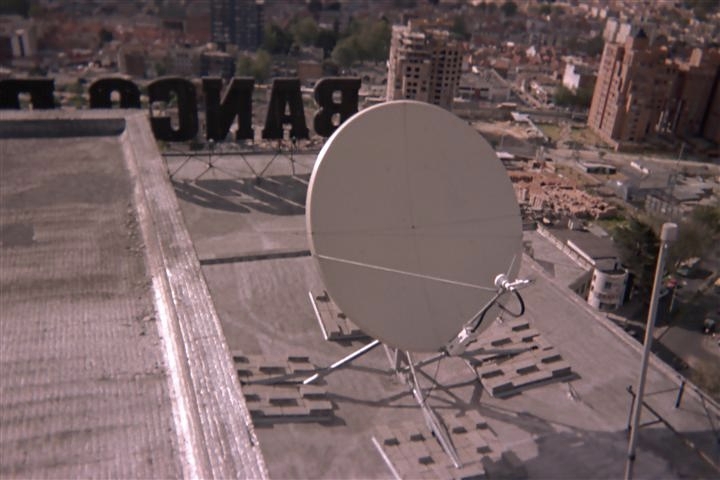 VSAT Satellite Dish Equipment Installation Bogota Colombia Banco De Colombia Mark Erney Satellite Communications East Pictures 4