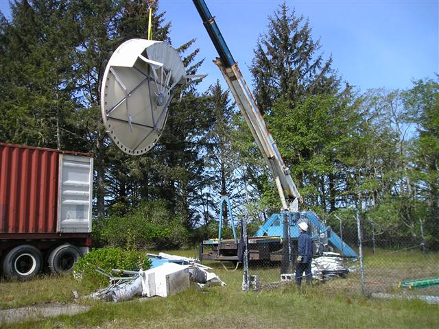 4.5 Meter Andrew Satellite Earth Station with Heater Kit Dish Removal Images and Pictures 5