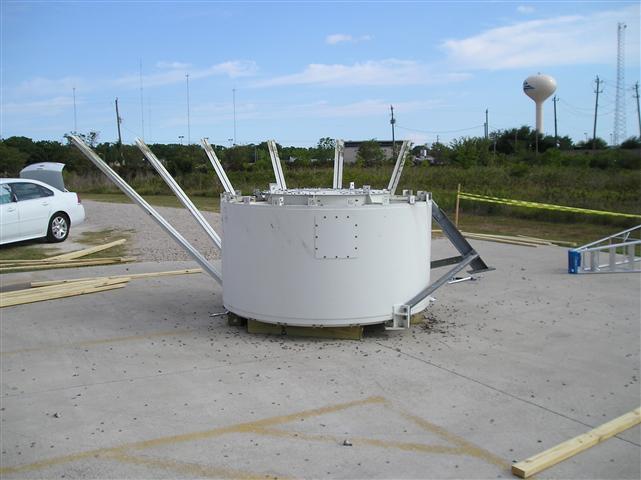 Satellite Earth Station Teleport Removal Dish Shipping Pictures Images by Mark Erney 13