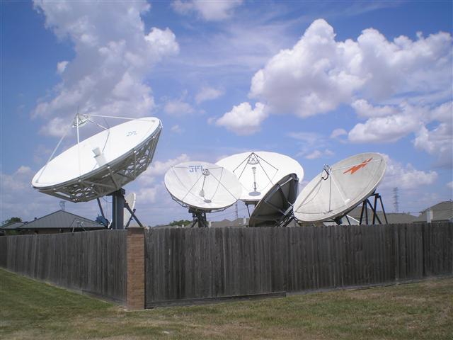 Satellite Earth Station Teleport Removal Dish Shipping Pictures Images by Mark Erney 2
