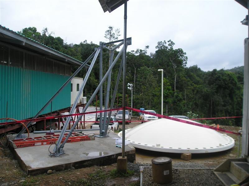 4.5 Meter Install Panama Mining Camp Picture 1