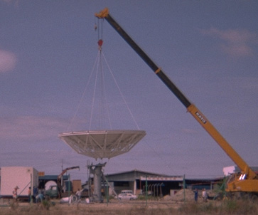 Close Up Of Antenna Lift In New Mexico