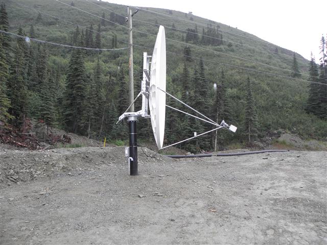 3.8 Meter Satellite Dish Installation Yukon Territory, Canada Pictures and Images Pic 4