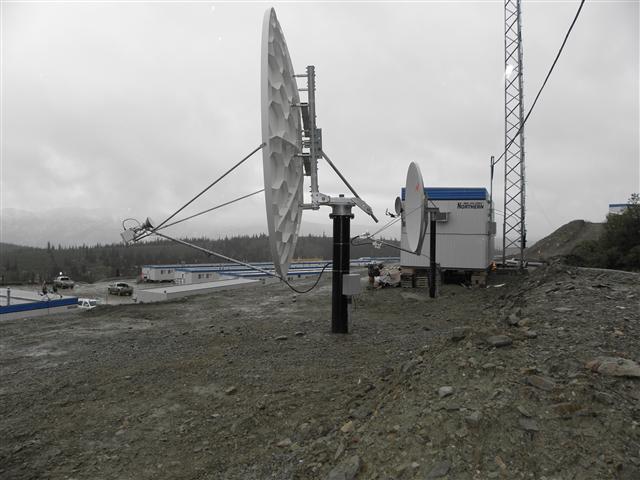 3.8 Meter Satellite Dish Installation Yukon Territory, Canada Pictures and Images Pic 6