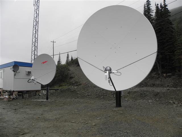 3.8 Meter Satellite Dish Installation Yukon Territory, Canada Pictures and Images Pic 7