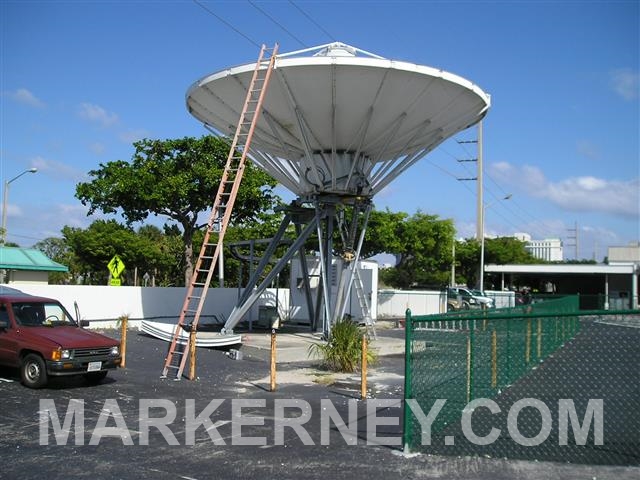 9 Meter Andrew Satellite Dish Earth Station Used Surplus For Sale 2 Port Linear C Band Feed Photo Images #3